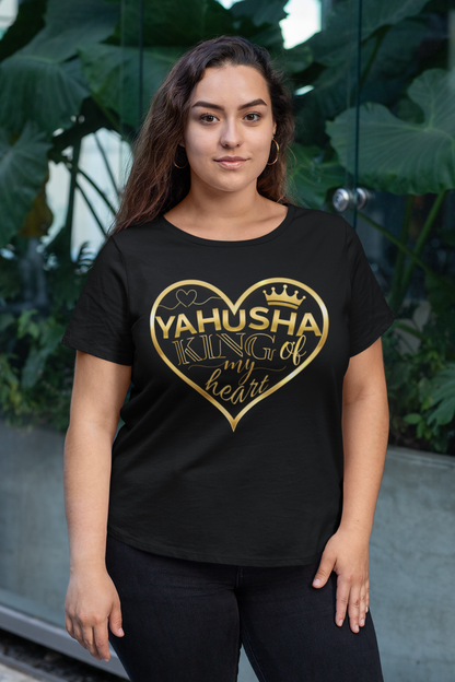 Yahusha, King of My <3 - Women's 100% Cotton Tee
