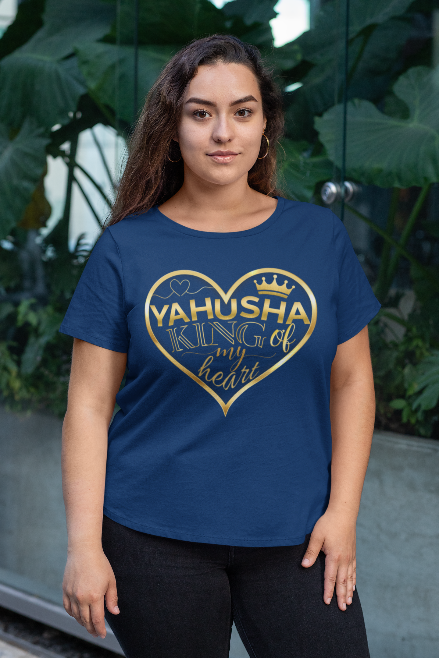 Yahusha, King of My <3 - Women's 100% Cotton Tee