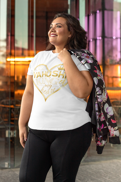 Yahusha, King of My <3 - Women's 100% Cotton Tee