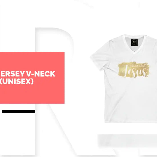 Ask Me - Jersey V-Neck Tee (Unisex) by@Outfy