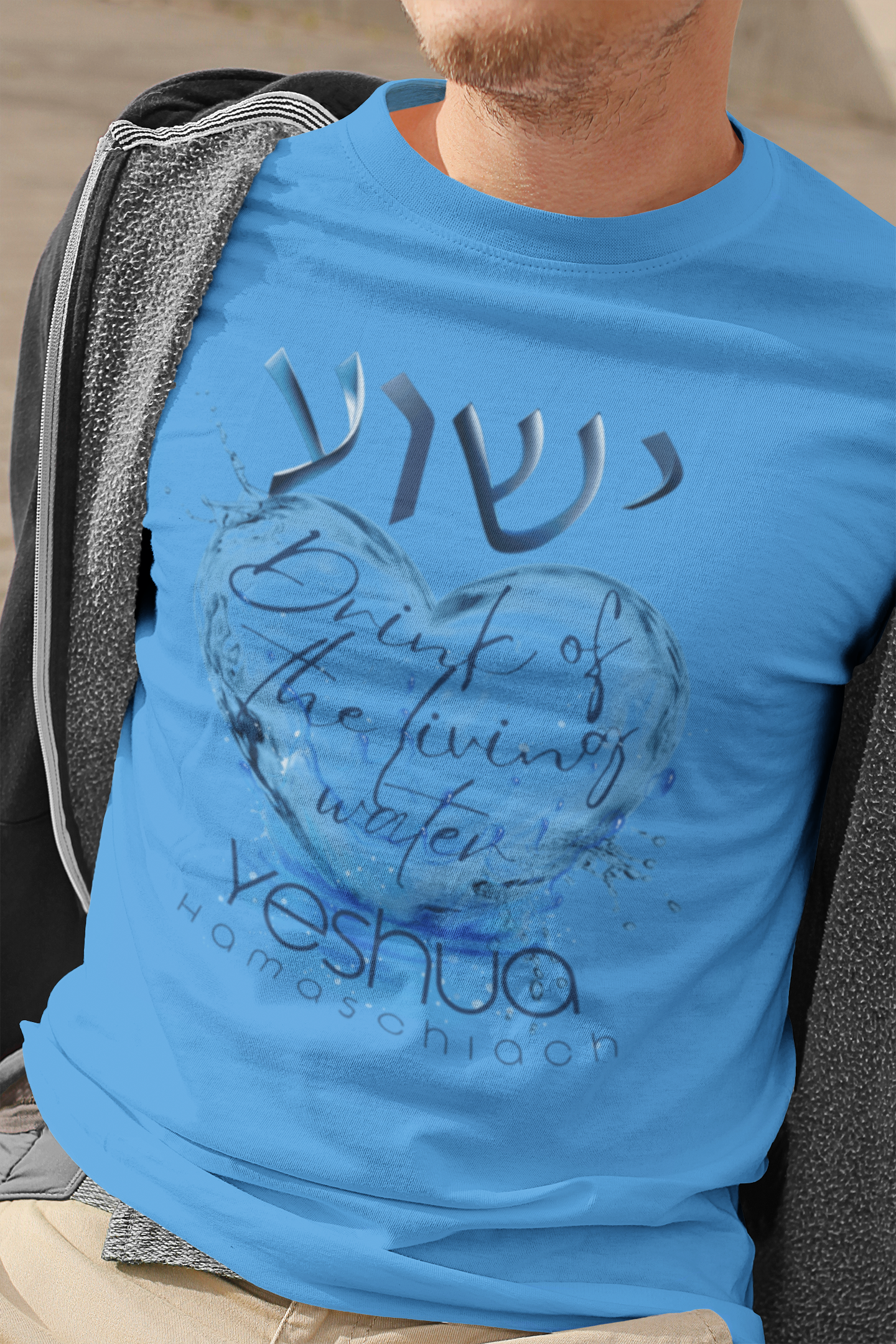 YESHUA, Living Waters - Men's Tee Shirt