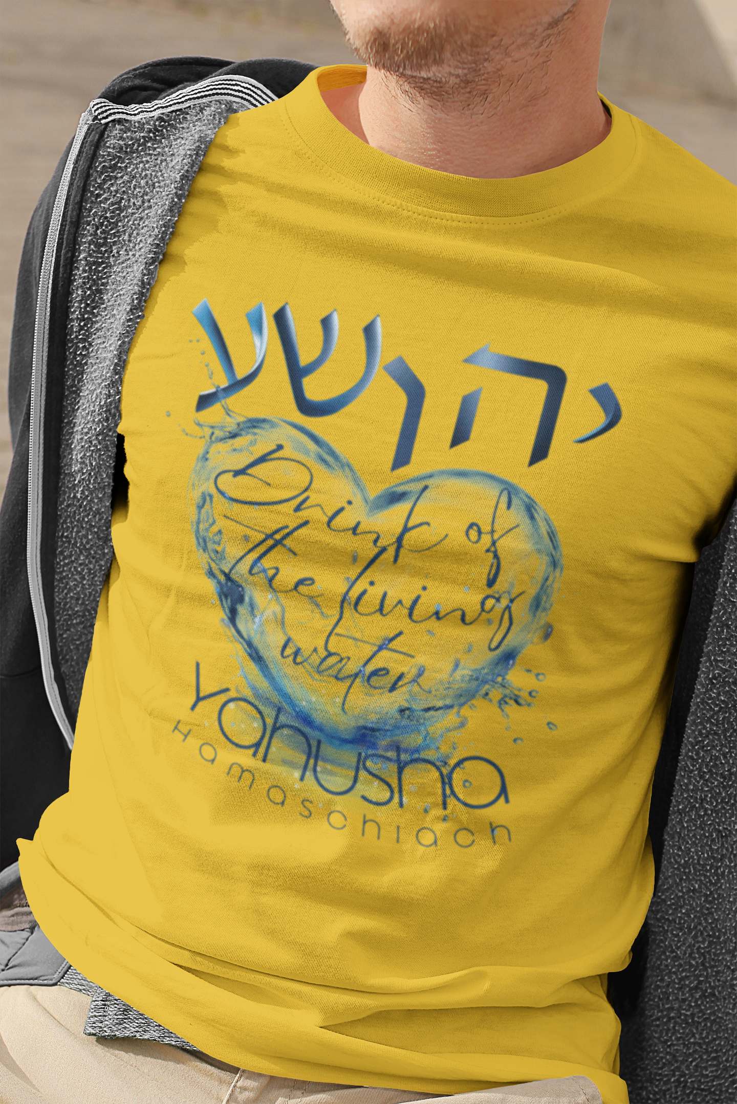 Yahusha, Living Waters - Men's Tee Shirt