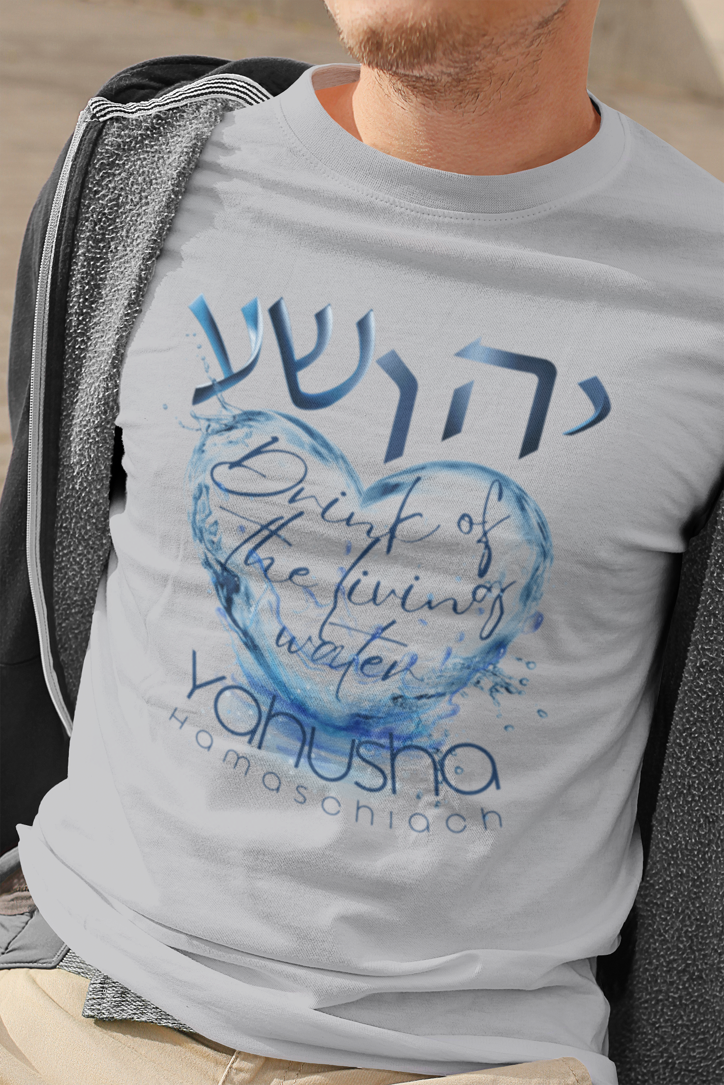 Yahusha, Living Waters - Men's Tee Shirt