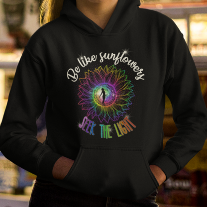 Sunflowers - Cotton Hoodie with Pocket